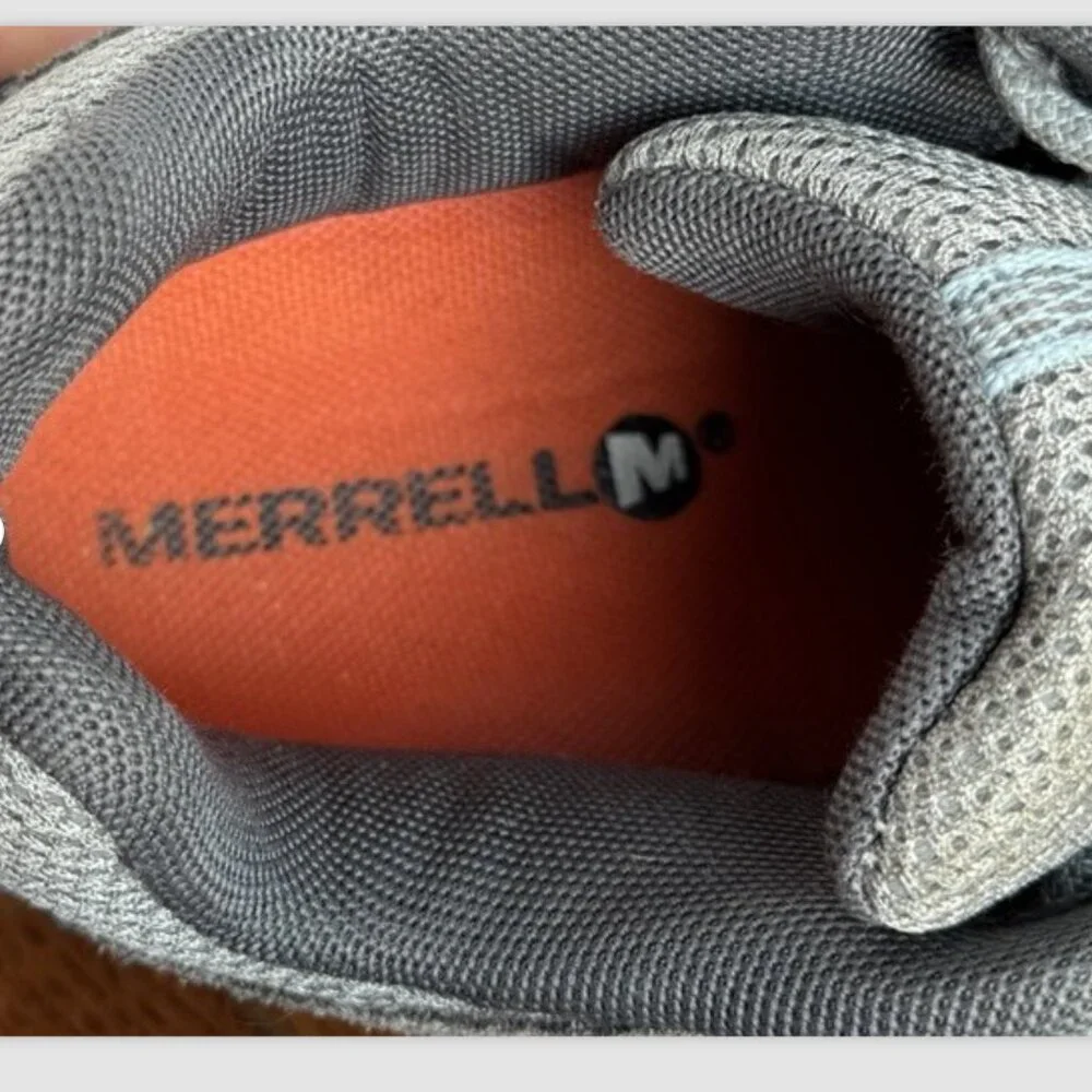 (9.5) MERRELL Wmns Wild Dove/Dream Blue Hiking Shoes